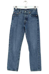 Jean droit W23 L26 Levi's 501 Bleu en Coton, taille XS - Seconde Main