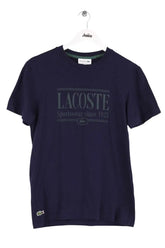 T-shirt Lacoste Marine en Coton, taille M - Seconde Main