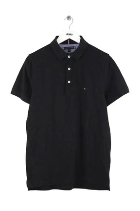 Polo Tommy Hilfiger Slim fit Noir en Coton, taille M - Seconde Main
