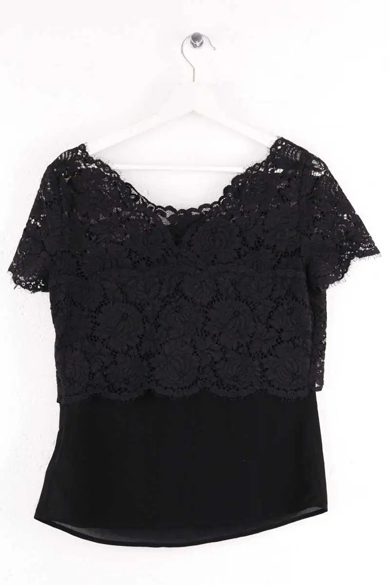 Blouse The Kooples Noir en Synthétique