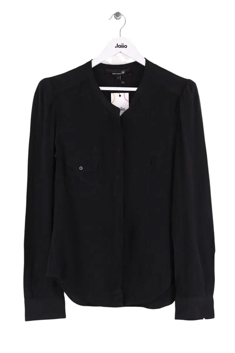 Chemise Isabel Marant Noir en Soie, taille L - Seconde Main