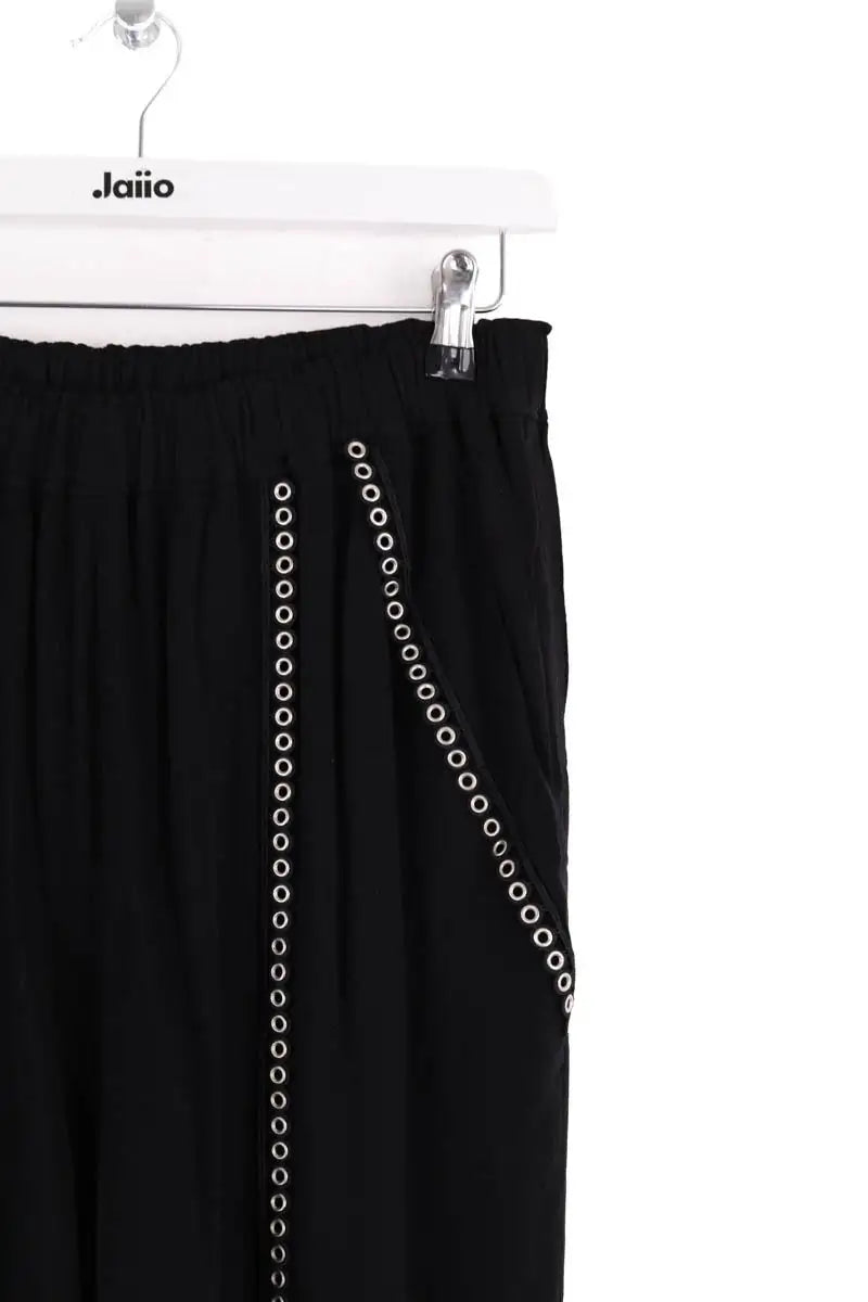 Pantalon droit Iro Noir en Viscose