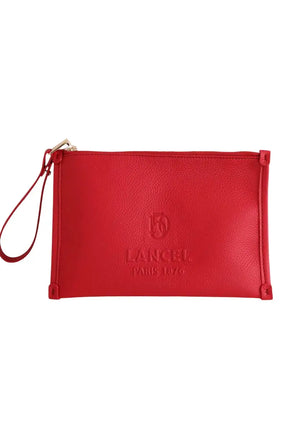 Pochette Lancel Rouge en Cuir - Seconde Main