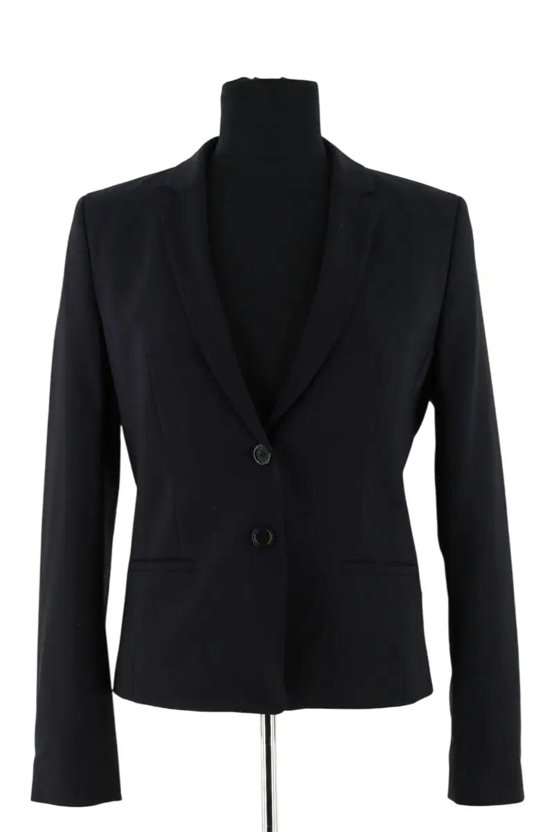 Blazer Hugo Boss Marine en Synthétique, taille S - Seconde Main