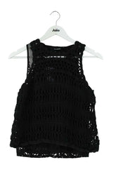 Top sans manche The Kooples Noir en Coton, taille S - Seconde Main