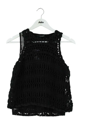 Top sans manche The Kooples Noir en Coton, taille S - Seconde Main