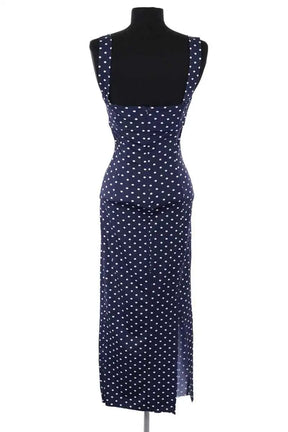 Robe Marcia Bleu en Synthétique