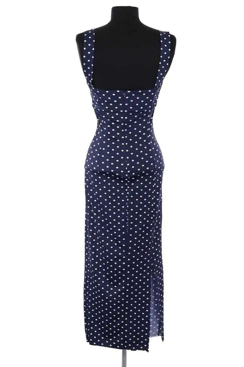 Robe Marcia Bleu en Synthétique