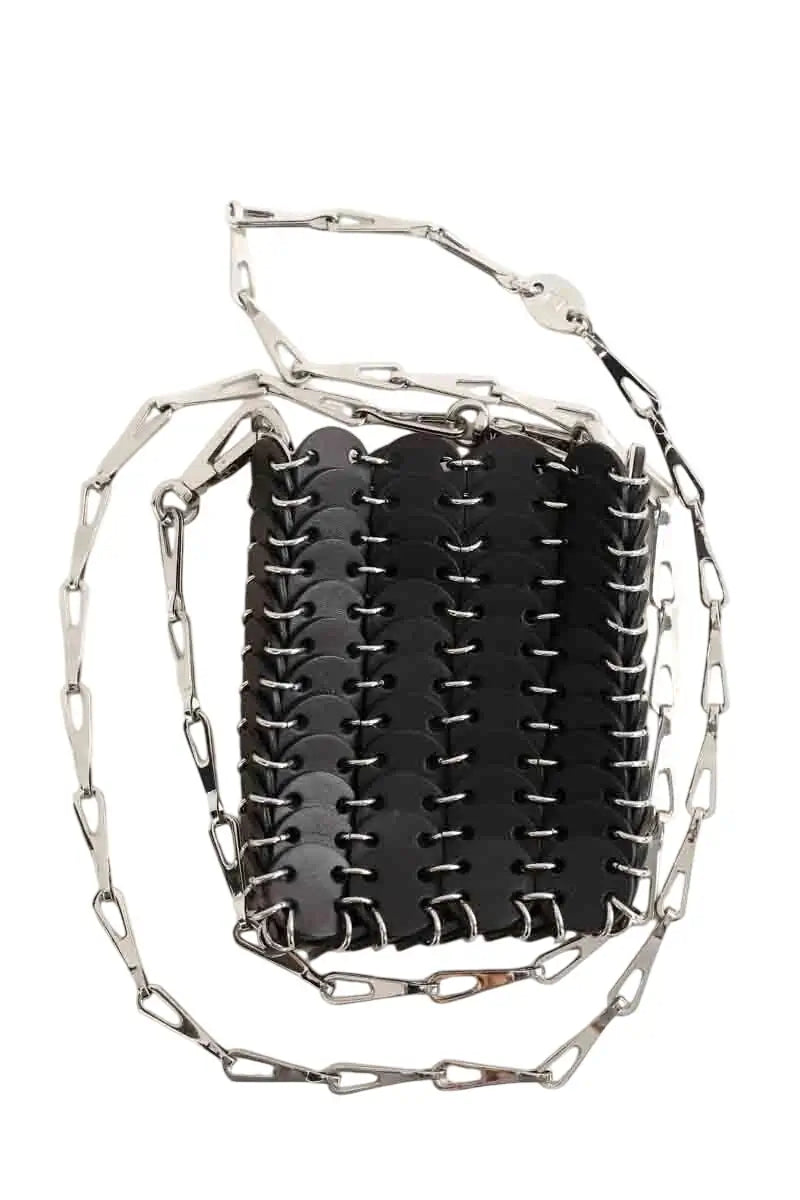 Mini Pochette Paco Rabanne  Noir