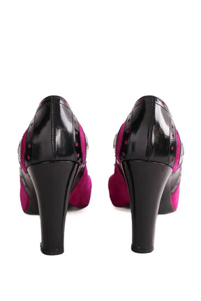 Talons Emporio Armani Violet en Daim