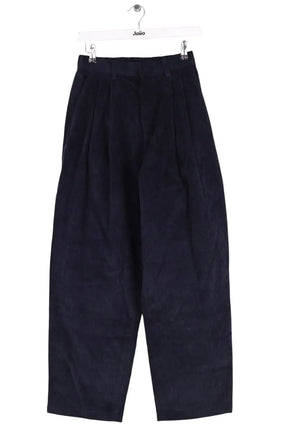 Pantalon droit The Frankie Shop Marine en Coton, taille S - Seconde Main