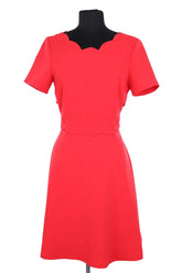 Robe Claudie Pierlot Rouge en Synthétique, taille S - Seconde Main