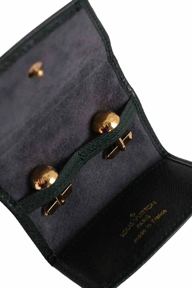 Bouton de manchette Louis Vuitton Doré en Plaqué or