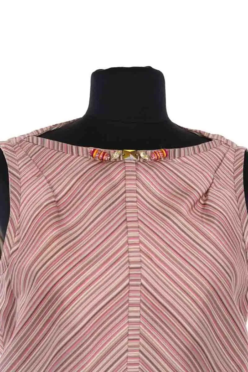 Top sans manche Louis Vuitton Rose en Coton