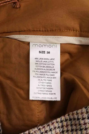 Pantalon large Momoni Marron en Laine
