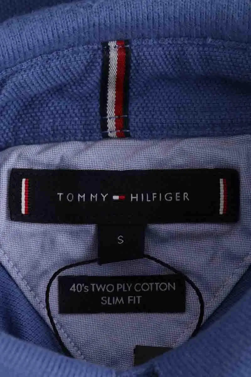 Polo Tommy Hilfiger Bleu en Coton