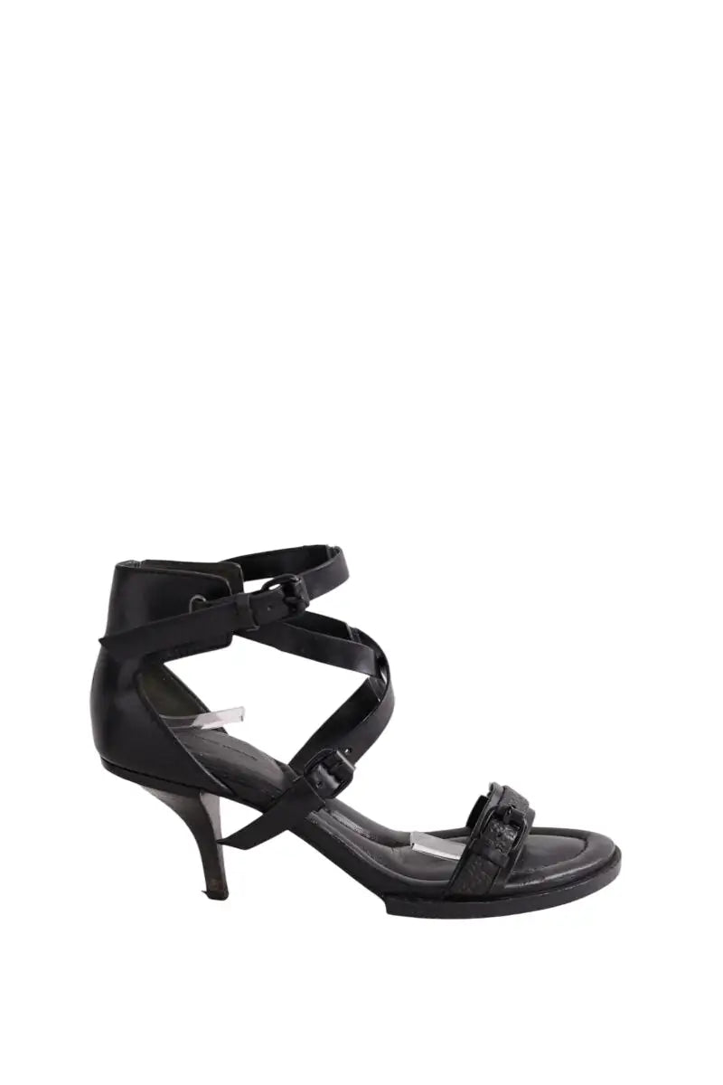 Talons Alexander Wang Noir en Cuir, taille 37 - Seconde Main