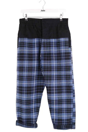 Pantalon droit Vivienne Westwood Bleu en Lin, taille XXXL - Seconde Main