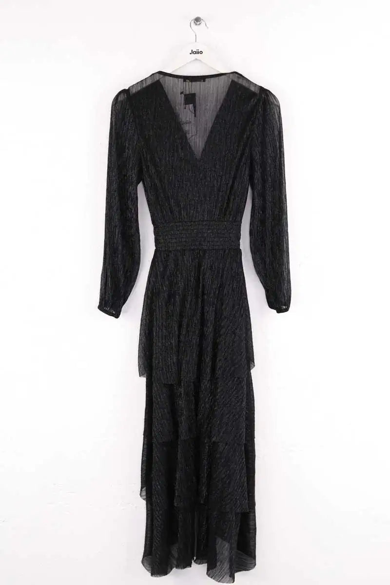 Robe Maje Ruffiniti Noir en Synthétique