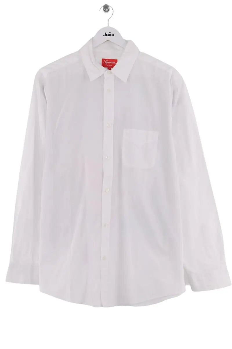 Chemise Supreme Blanc en Coton, taille L - Seconde Main