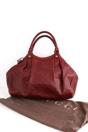 Sac à main Gucci Sukey Bordeaux en Cuir