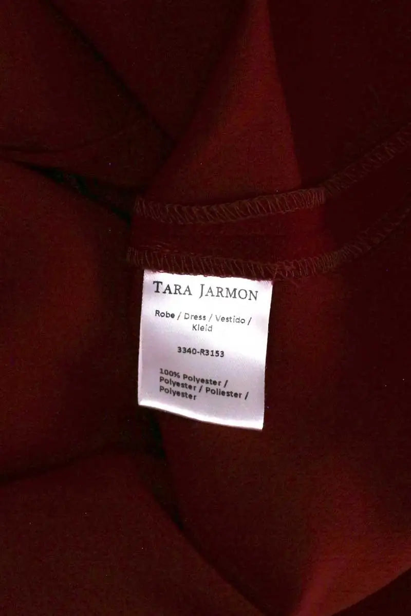 Robe Tara Jarmon Bordeaux en Synthétique