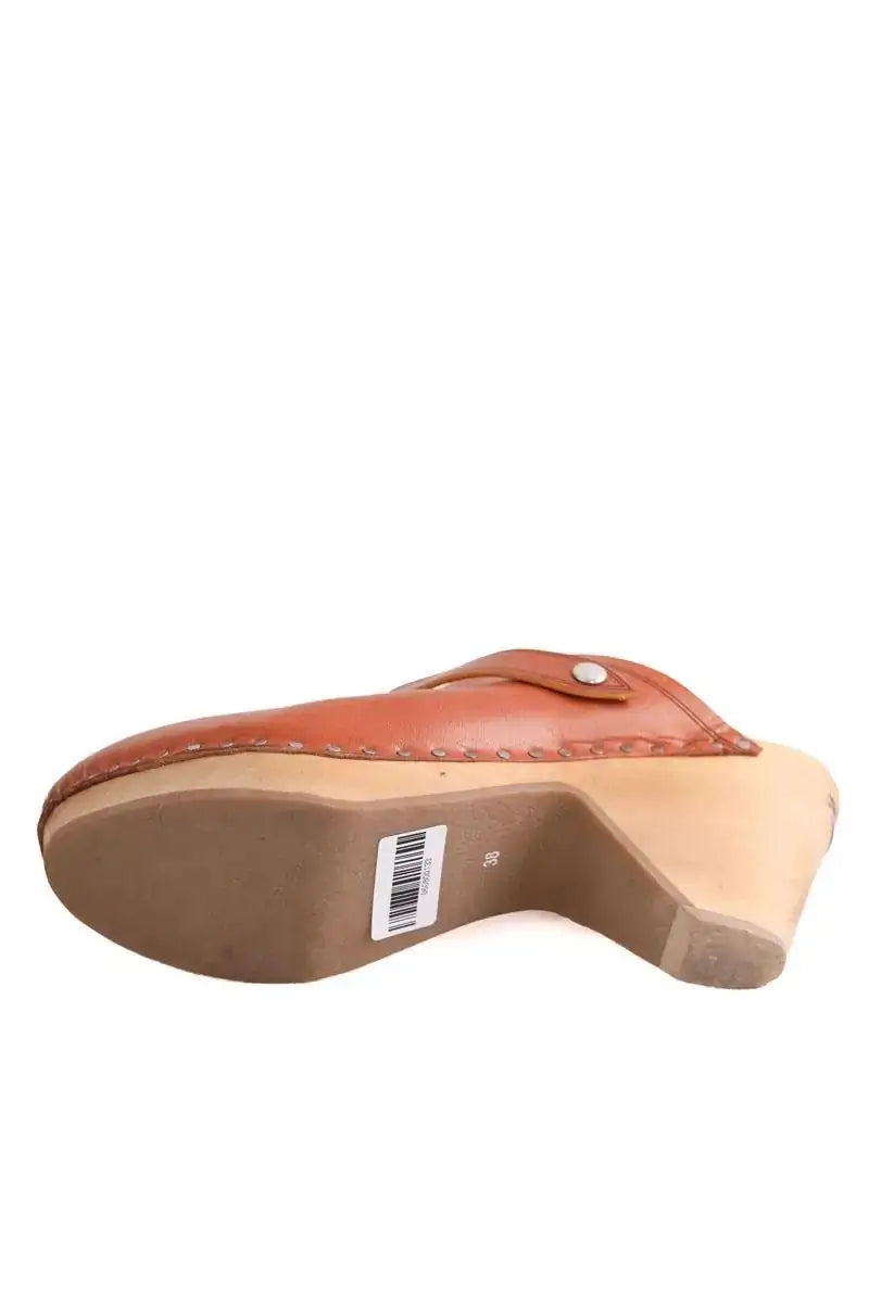 Sabots Isabel Marant Marron en Cuir