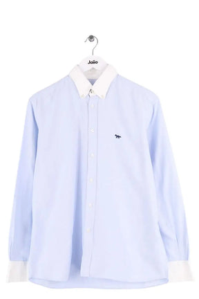 Chemise Kitsuné Bleu en Coton, taille L - Seconde Main