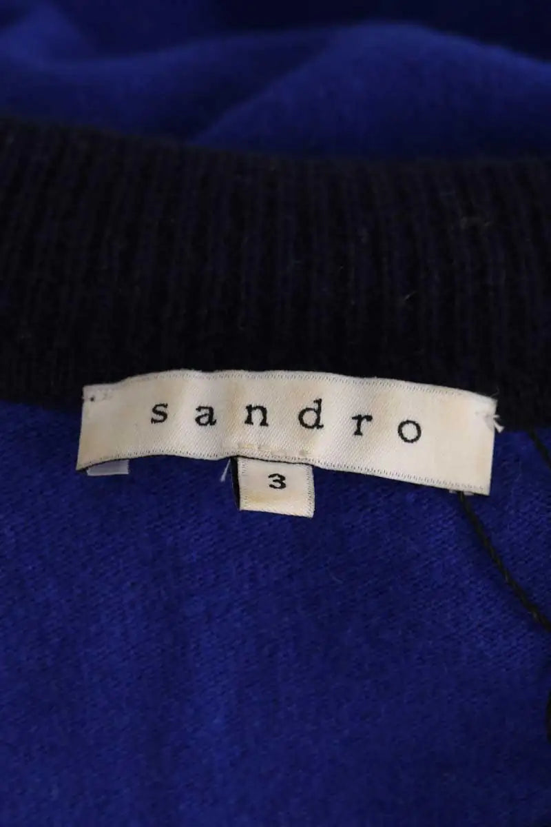 Pull Sandro Bleu en Viscose