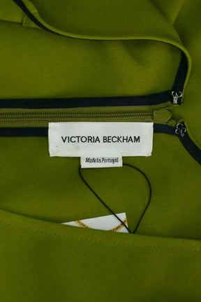 Robe Victoria Beckham Vert en Synthétique