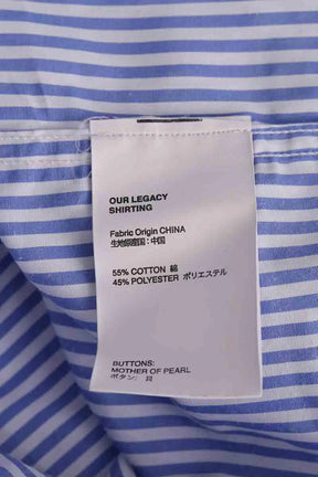 Chemise Our Legacy Bleu en Coton