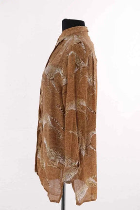 Chemise Kenzo Camel en Viscose
