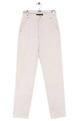 Jean droit Vanessa Bruno Ecru en Coton, taille XS - Seconde Main