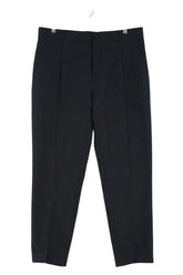 Pantalon droit Dior Bleu en Laine, taille XL - Seconde Main