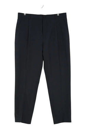 Pantalon droit Dior Bleu en Laine, taille XL - Seconde Main
