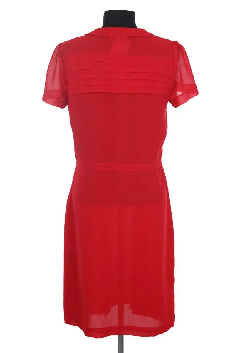 Robe manches courtes Ba&Sh Rouge en Synthétique