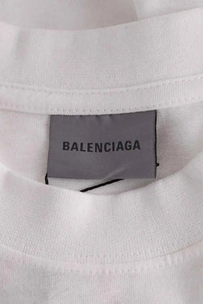 T-shirt Balenciaga Blanc en Coton