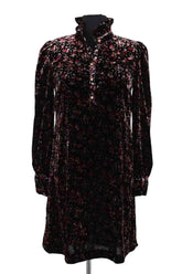 Robe Claudie Pierlot Noir en Synthétique, taille XS - Seconde Main