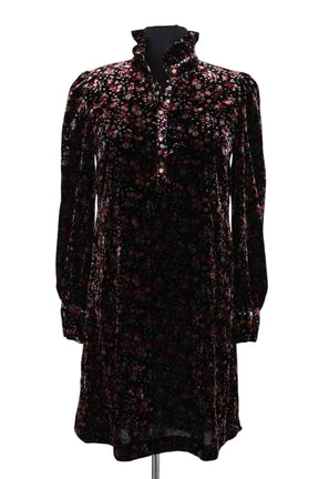Robe Claudie Pierlot Noir en Synthétique, taille XS - Seconde Main