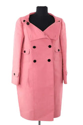 Manteau Gucci Rose en Soie, taille M - Seconde Main