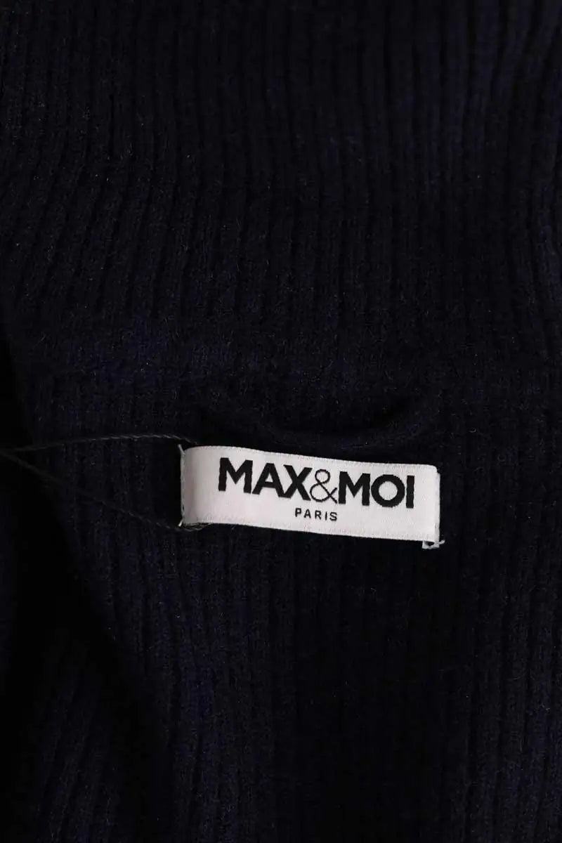 Robe Max & Moi Bleu en Cachemire