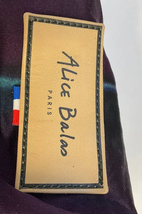 Veste Alice Balas Bordeaux en Cuir