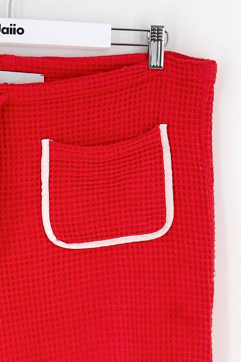 Pantalon large La Veste  Rouge