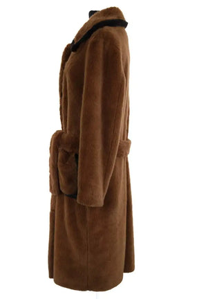 Manteau Sandro Marron en Synthétique