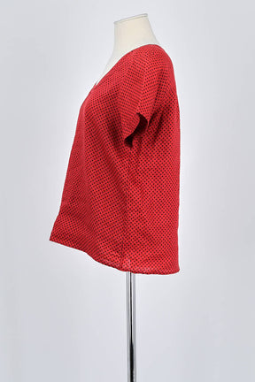 T-shirt Saint Laurent  Rouge
