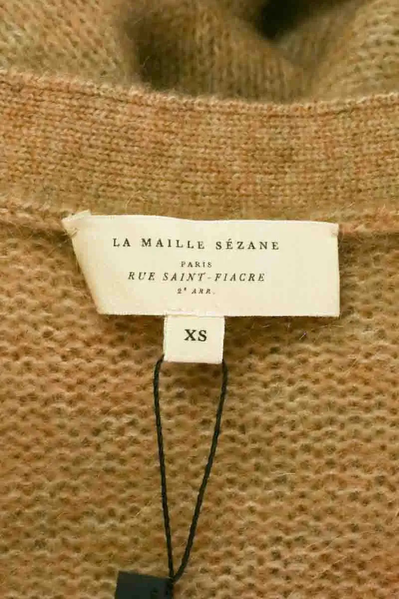 Cardigan Sézane Marron en Laine