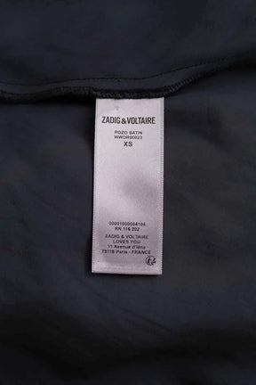 Robe Zadig & Voltaire Rozo satin Noir en Synthétique