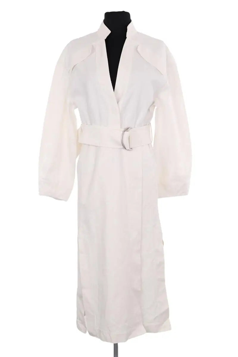 Robe Margaux Lonnberg Blanc en Coton, taille XS - Seconde Main