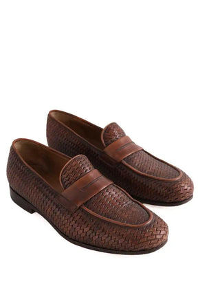 Mocassins Salvatore Ferragamo Marron en Cuir