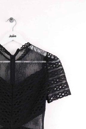 Robe Sandro Noir en Synthétique